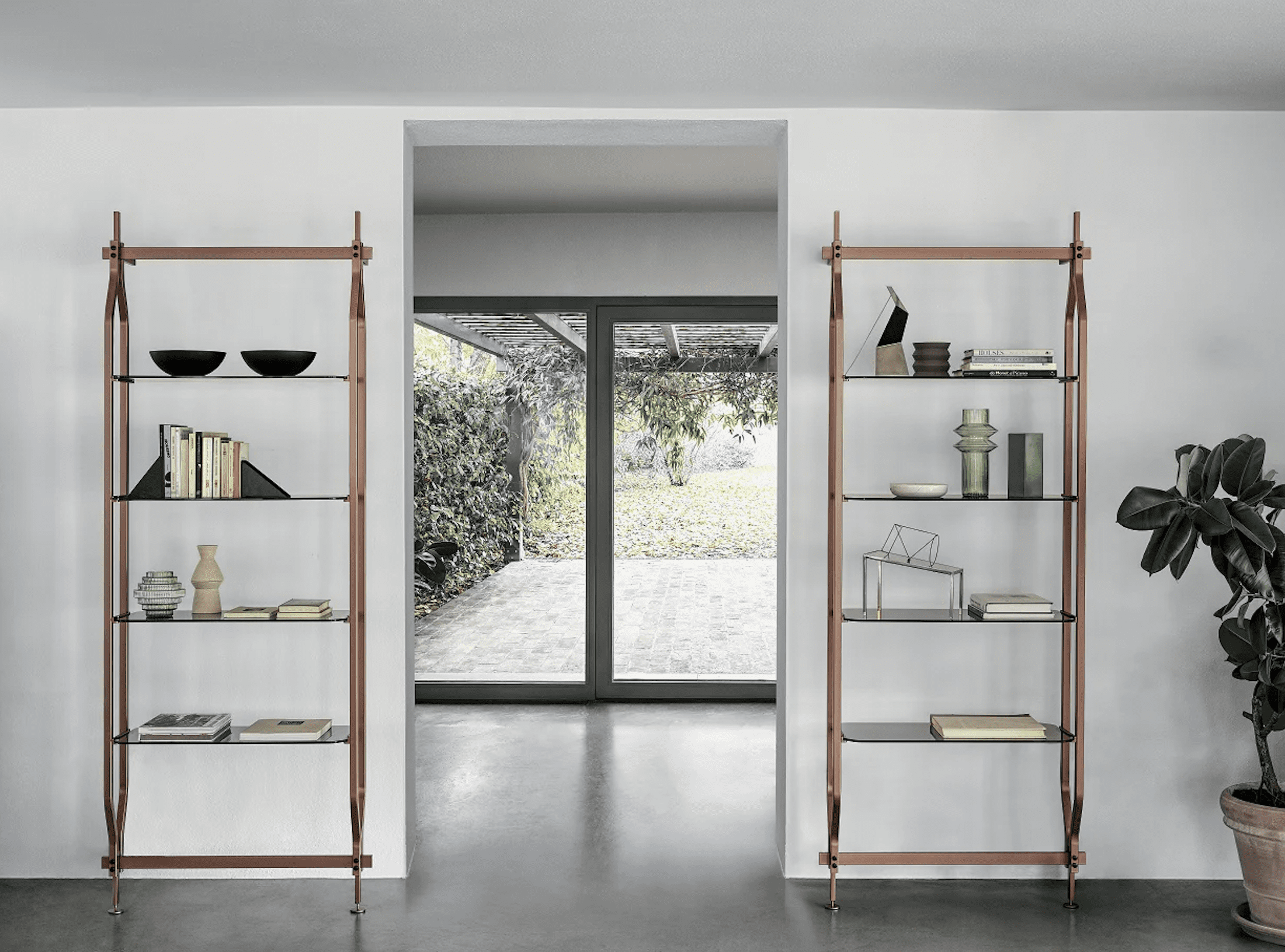 Bontempi Charlotte Bookcase - Luxury Furniture Mercato Interiors